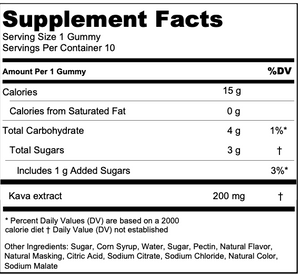 Raz-Peach Noble Kava Gummies